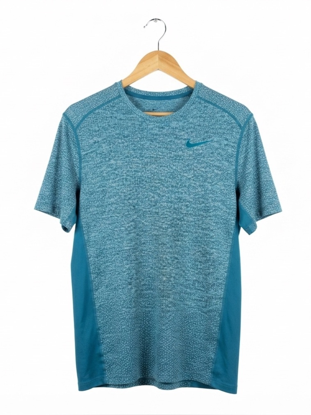 Nike Dri Fit Athletic Top Sz Large Short Sleeve Abstract Pattern